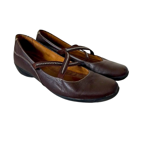 Naturalizer Soul Gift RoundToe Cushioned Flat Simple Knot Black Women’s 7.5 - Picture 1 of 9